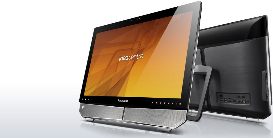 Lenovo IdeaCentre B520 Intel® Core™ i3 i3-2100 58.4 cm (23") 4 GB DDR3-SDRAM 1 TB NVIDIA® GeForce® GT 555M Windows 7 Home Premium Black, Silver