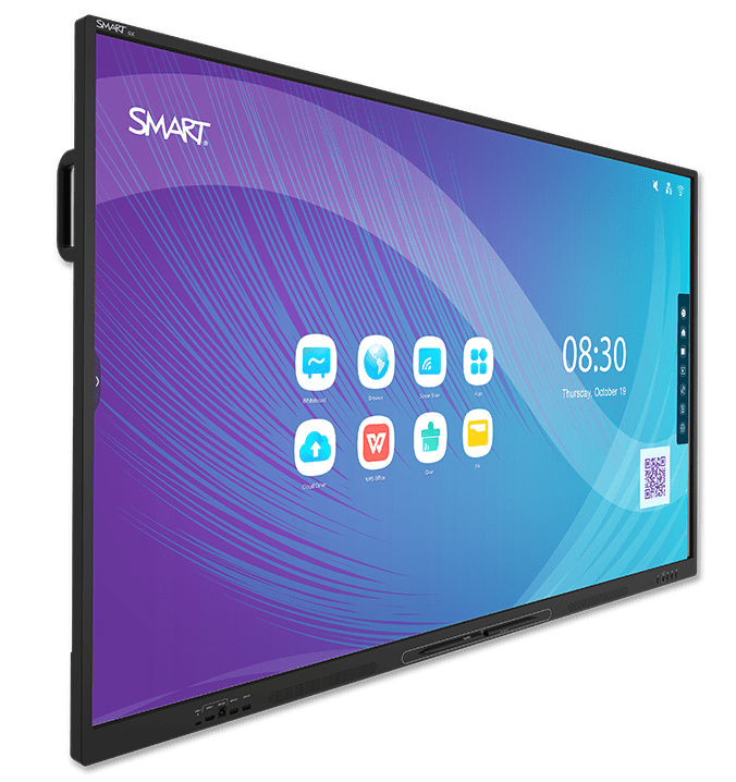 SMART Technologies SMART Board GX065-V2 Interactive flat panel 165.1 cm (65") LCD Wi-Fi 400 cd/m² 4K Ultra HD Black Touchscreen Android 11