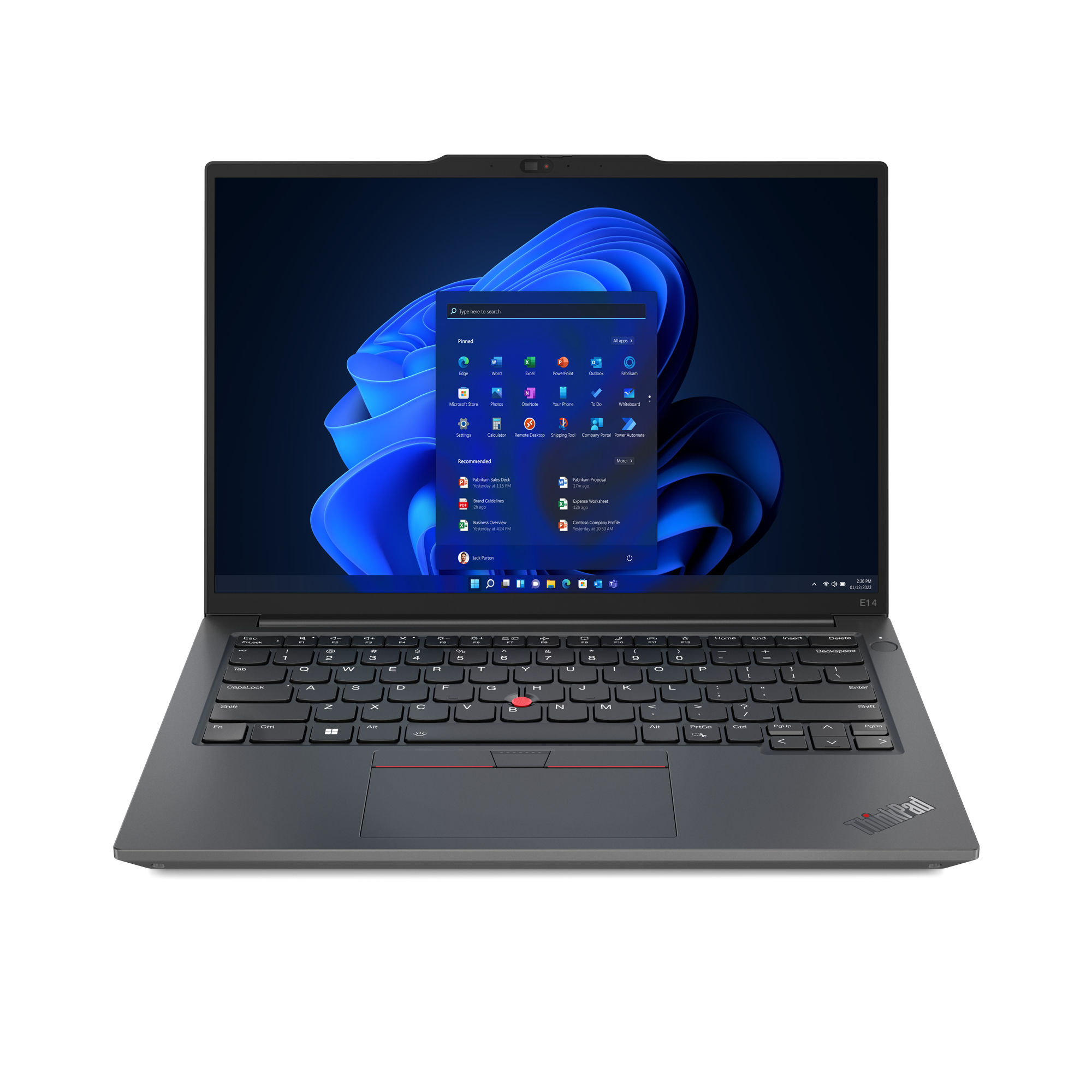 Lenovo ThinkPad E14 Gen 5 (Intel) Intel® Core™ i5 i5-1335U Laptop 35.6 cm (14") Touchscreen WUXGA 16 GB DDR4-SDRAM 512 GB SSD Wi-Fi 6 (802.11ax) Windows 11 Pro US English Black, Graphite