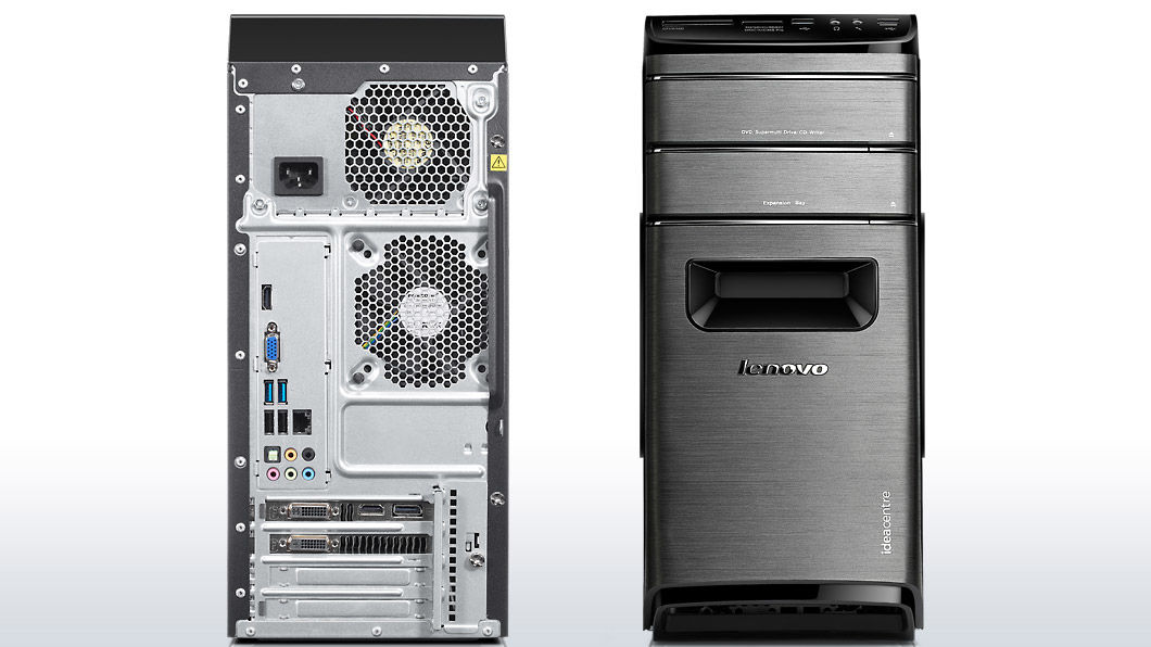Lenovo IdeaCentre K450 Intel® Core™ i5 i5-4430 16 GB DDR3-SDRAM 2 TB HDD NVIDIA® GeForce® GTX 650 Windows 8 Tower PC Black, Stainless steel