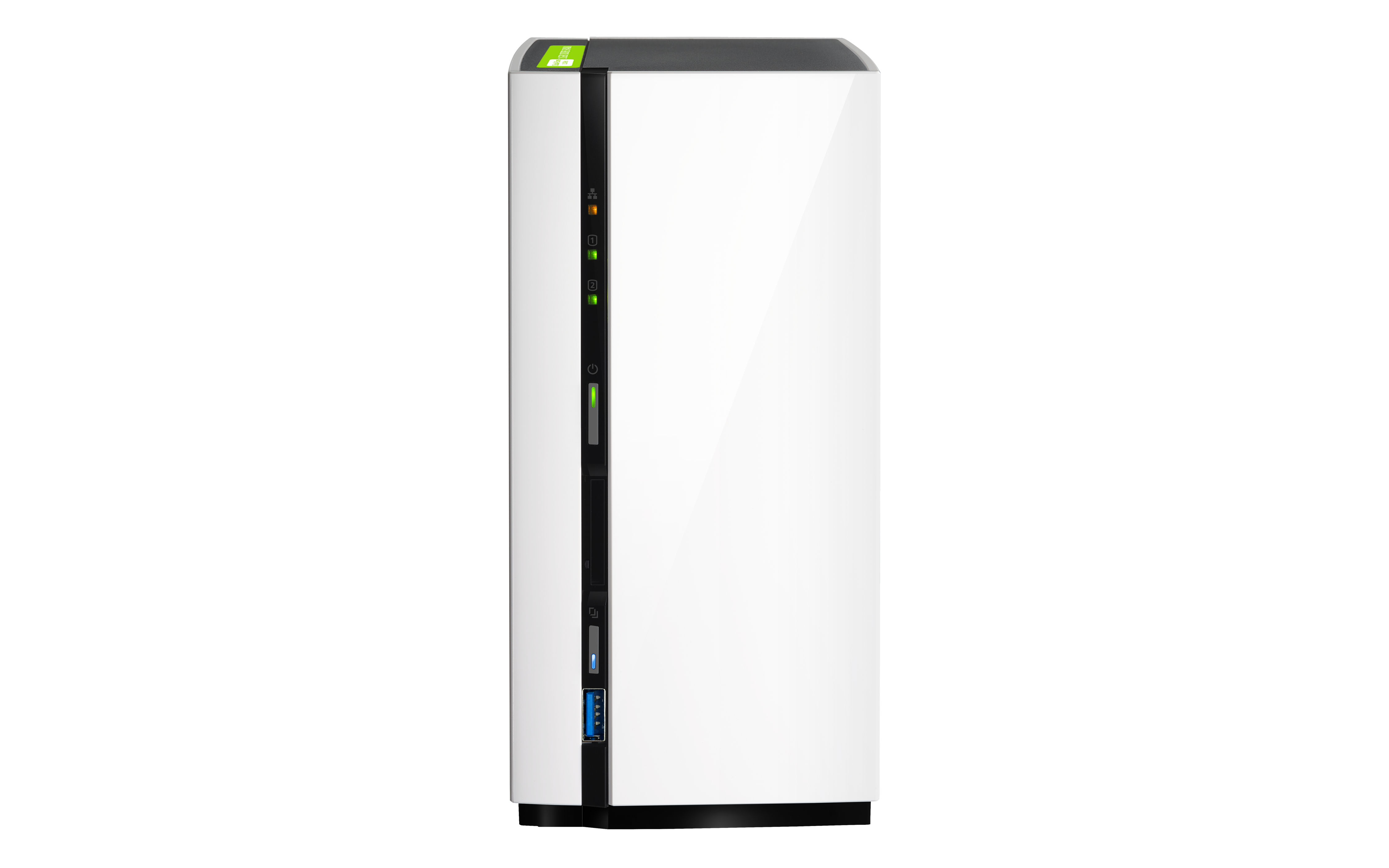 QNAP TS-228 NAS/storage server Mini Tower 1 GB DDR3 0 TB QNAP Turbo System Black, White