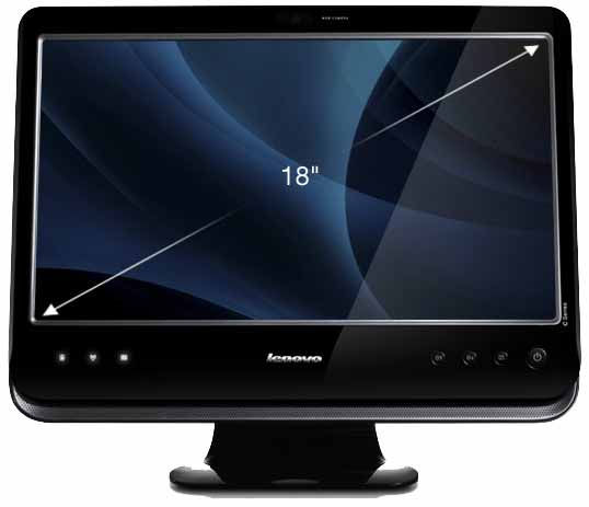 Lenovo IdeaCentre aio c200 Intel Atom® 47 cm (18.5") 2 GB DDR2-SDRAM 500 GB Windows 7 Starter Black