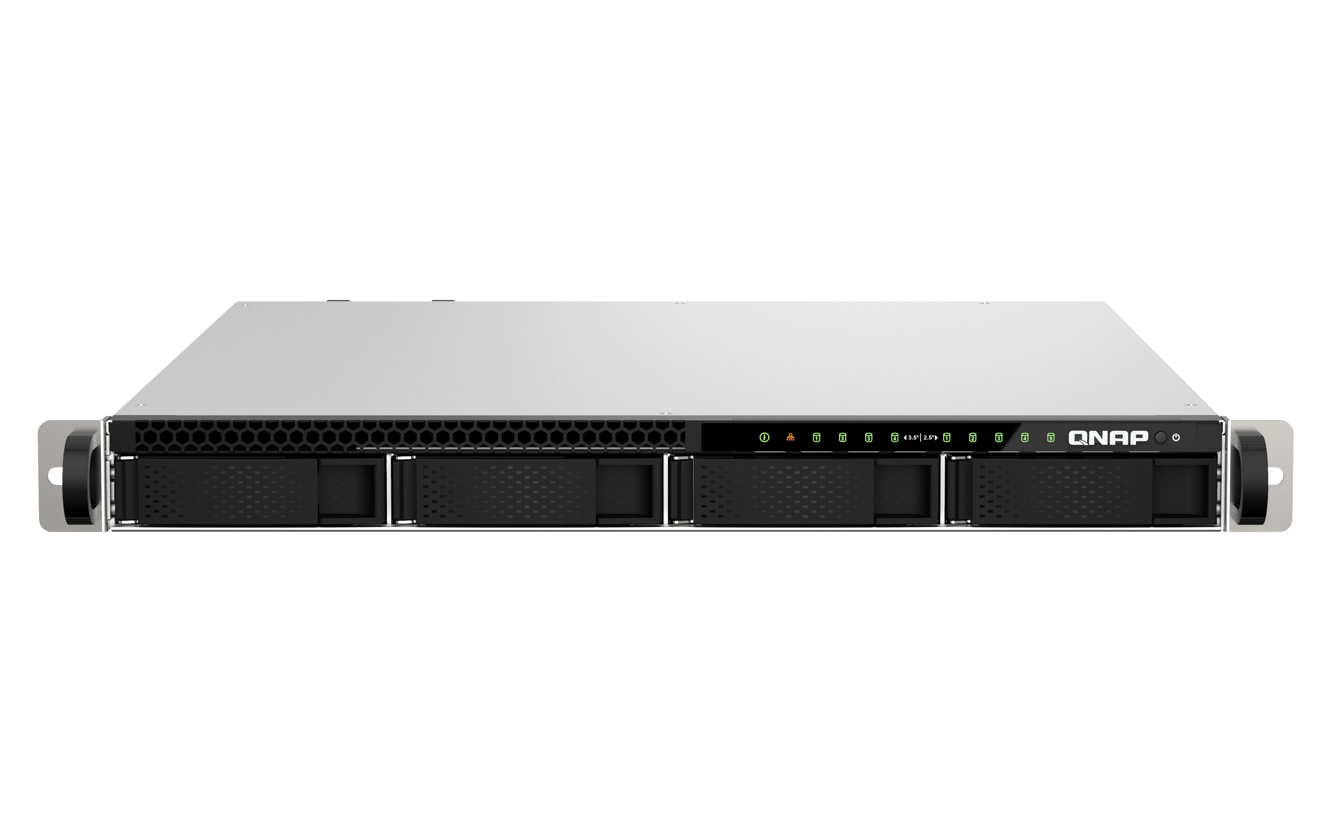 QNAP TS-h987XU-RP NAS Rack (1U) Intel Xeon E E-2334 16 GB DDR4 0 TB QuTS hero Black