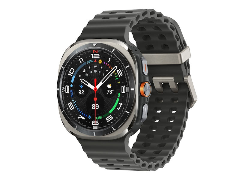 Samsung Galaxy Watch Galagy Watch Ultra 3.81 cm (1.5") AMOLED 47 mm Digital 480 x 480 pixels Touchscreen 4G Silver Wi-Fi GPS (satellite)