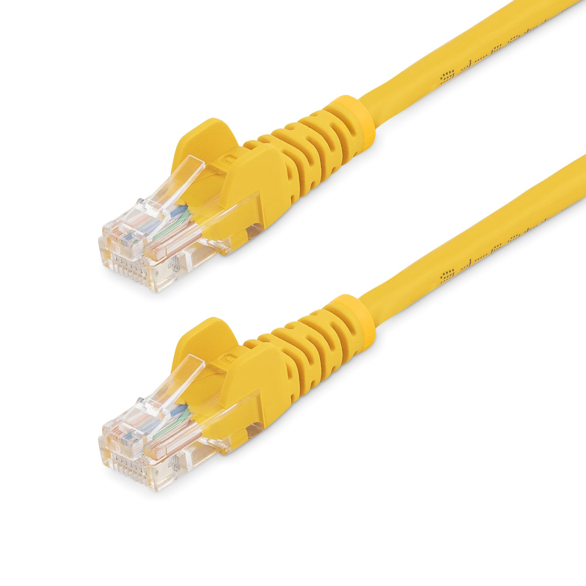 StarTech.com 25 ft Yellow Snagless Category 5e (350 MHz) UTP Patch Cable networking cable 7.62 m