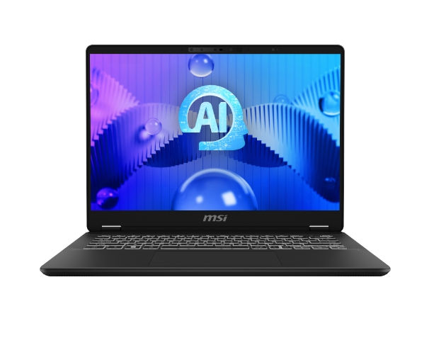 MSI Prestige 14AI Studio C1VFG 029 Intel Core Ultra 7 155H Laptop 35.6 cm (14") 2.8K 32 GB DDR5-SDRAM 1 TB SSD Wi-Fi 7 (802.11be) Windows 11 Pro Grey