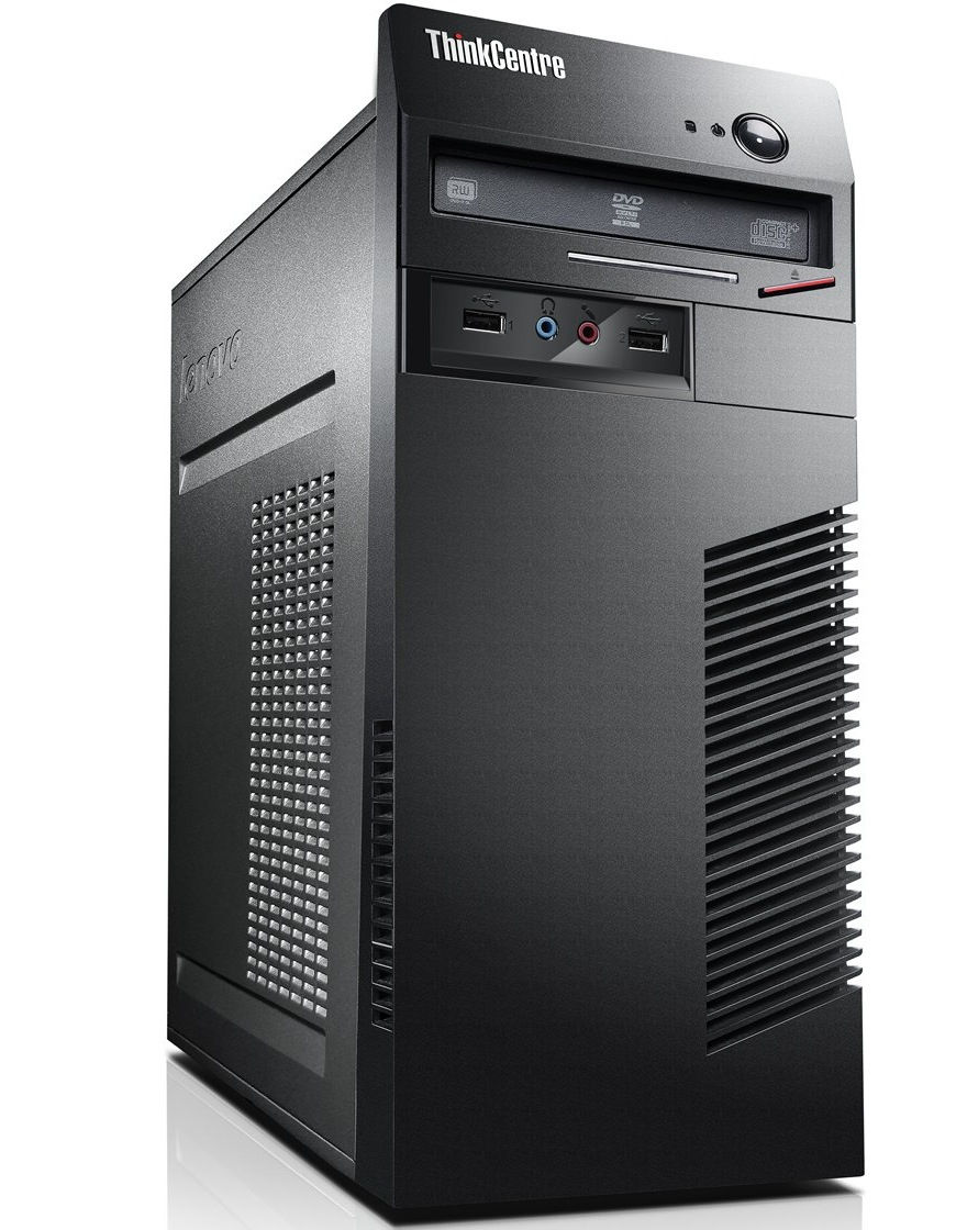 Lenovo ThinkCentre M75e AMD Athlon II X2 B22 2 GB DDR3-SDRAM 320 GB AMD Radeon 3000 Windows 7 Professional Tower PC Black