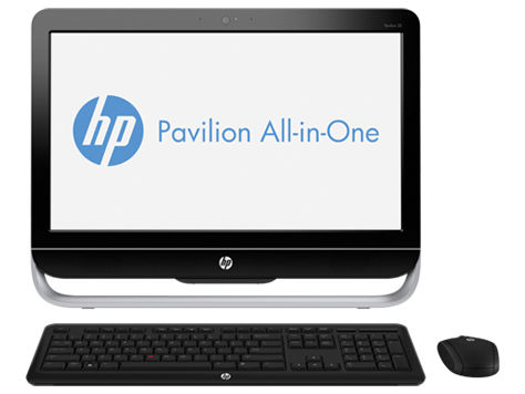HP Pavilion 23-b111a AMD A4 A4-5300 58.4 cm (23") 1920 x 1080 pixels All-in-One PC 4 GB DDR3-SDRAM 500 GB HDD Windows 8 Black