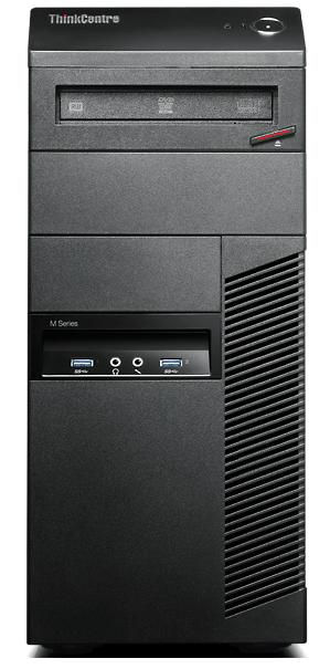 Lenovo ThinkCentre M93p Intel® Core™ i5 i5-4570 2 GB DDR3-SDRAM 500 GB Flash Windows 7 Professional Mini Tower PC Black