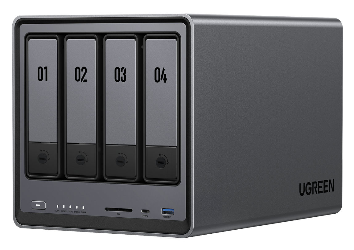 Ugreen NASync DXP4800 NAS Compact Intel® Pentium® N100 8 GB DDR5 UGOS Pro Black