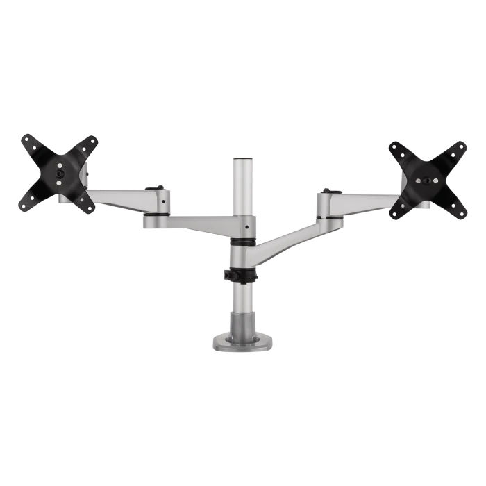 Viewsonic LCD-DMA-001 monitor mount / stand 61 cm (24") Desk Black, Stainless steel