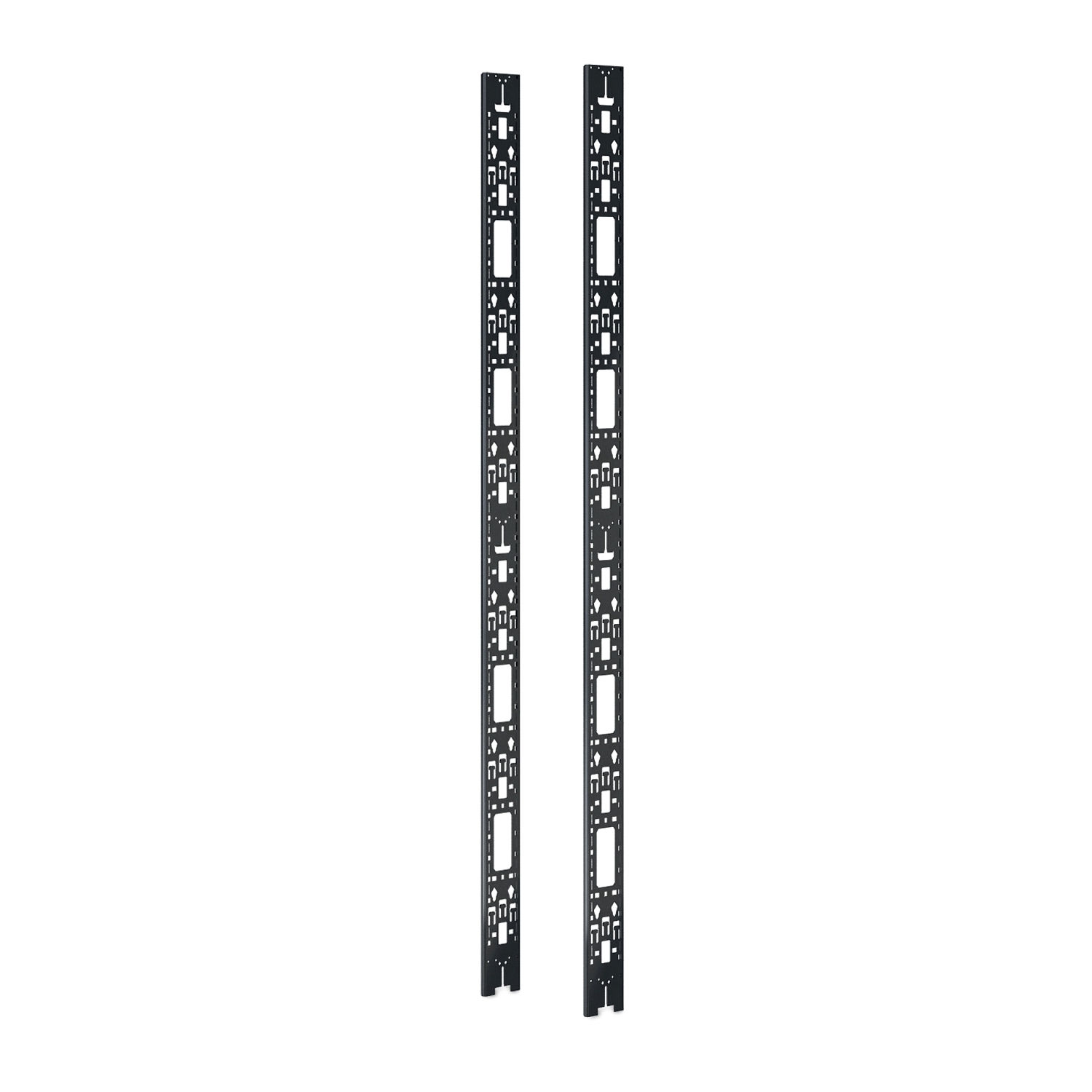 APC NetShelter Cable Management, Vertical Cable Manager, for NetShelter SX 42U, Set of 2, Black, 117 x 1930 x 130 mm