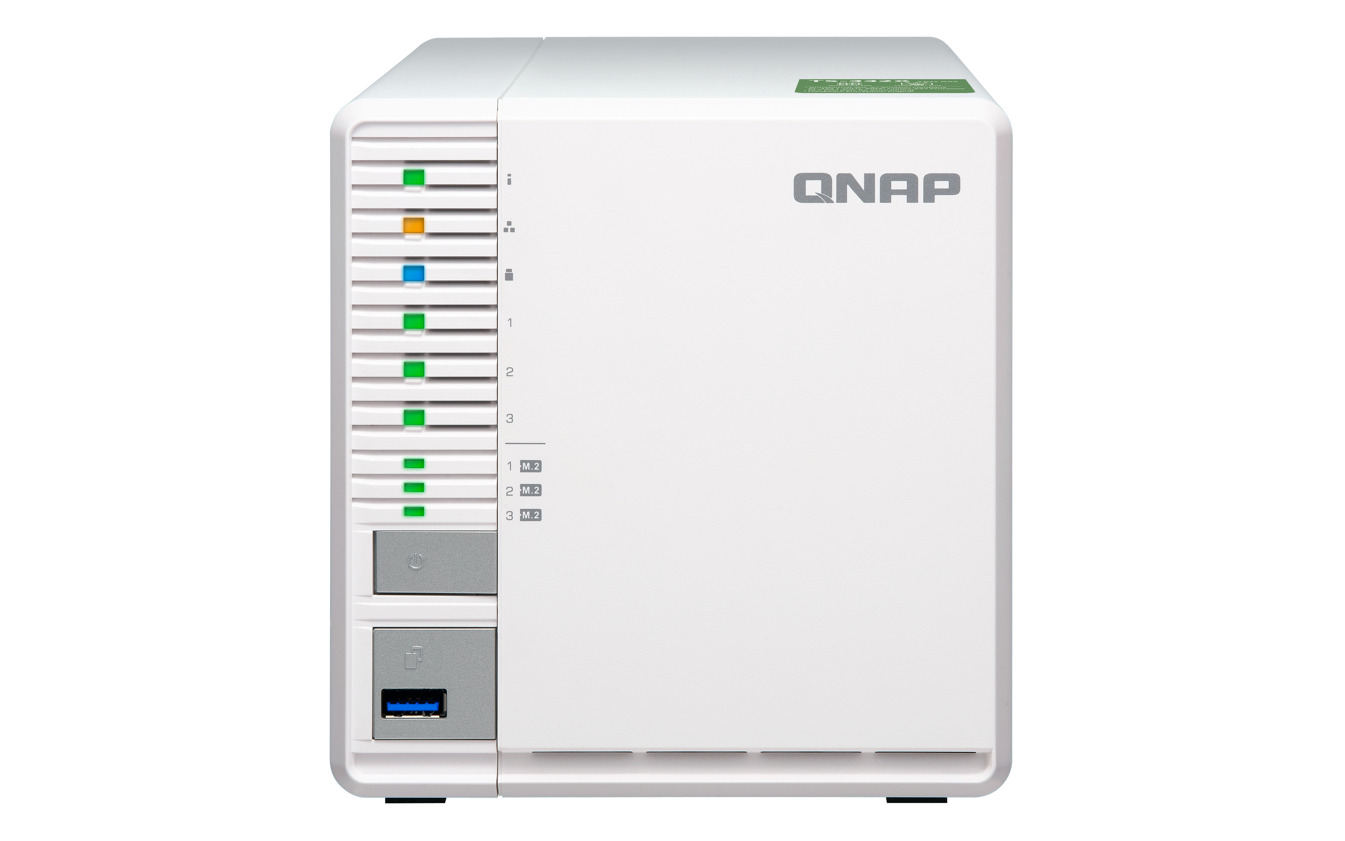QNAP TS-332X NAS Tower ARM Alpine AL-324 4 GB DDR4 0 TB QNAP Turbo System Grey, White
