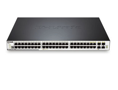D-Link DGS-3120-48PC/EI network switch Managed L2+ Power over Ethernet (PoE) Black