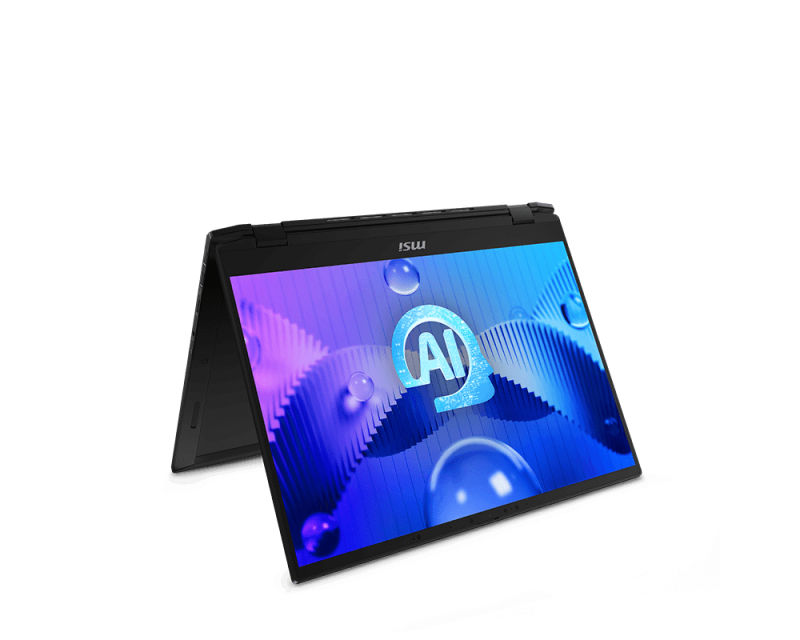 MSI Summit E16 Flip Evo A1MTG-024US Intel Core Ultra 7 155H Hybrid (2-in-1) 40.6 cm (16") Touchscreen Quad HD+ 32 GB LPDDR5-SDRAM 1 TB SSD Wi-Fi 7 (802.11be) Windows 11 Pro Black