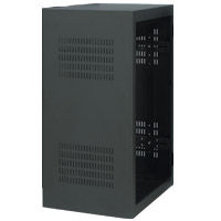 Chief 24U, 17" Wall mounted rack Black