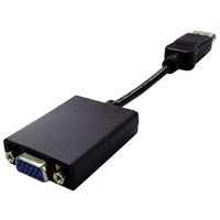 DELL 470-11404 video cable adapter 1 x 20 pin DisplayPort 1 x 15 pin HD D-Sub Black