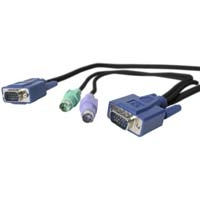 StarTech.com 25 ft 3-in-1 Ultra Thin PS/2 KVM Cable