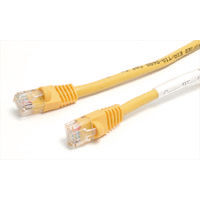 StarTech.com 10 ft Yellow Snagless Category 5e (350 MHz) Crossover UTP Patch Cable networking cable 3.05 m