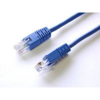 StarTech.com 3 ft Cat5e Blue Molded Crossover RJ45 UTP Cat5e Patch Cable - 3ft Patch Cord