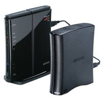 Buffalo WZR-HP-G300NH2 wireless router Gigabit Ethernet Black