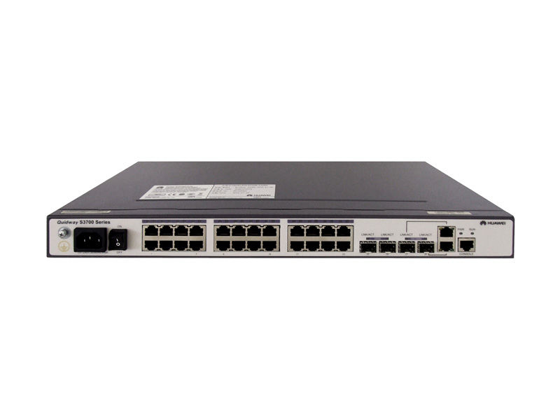 S3700-28TP-EI-AC, Huawei S3700 Switch, 24xFE/2xGE SFP/2xGE combo/AC power
