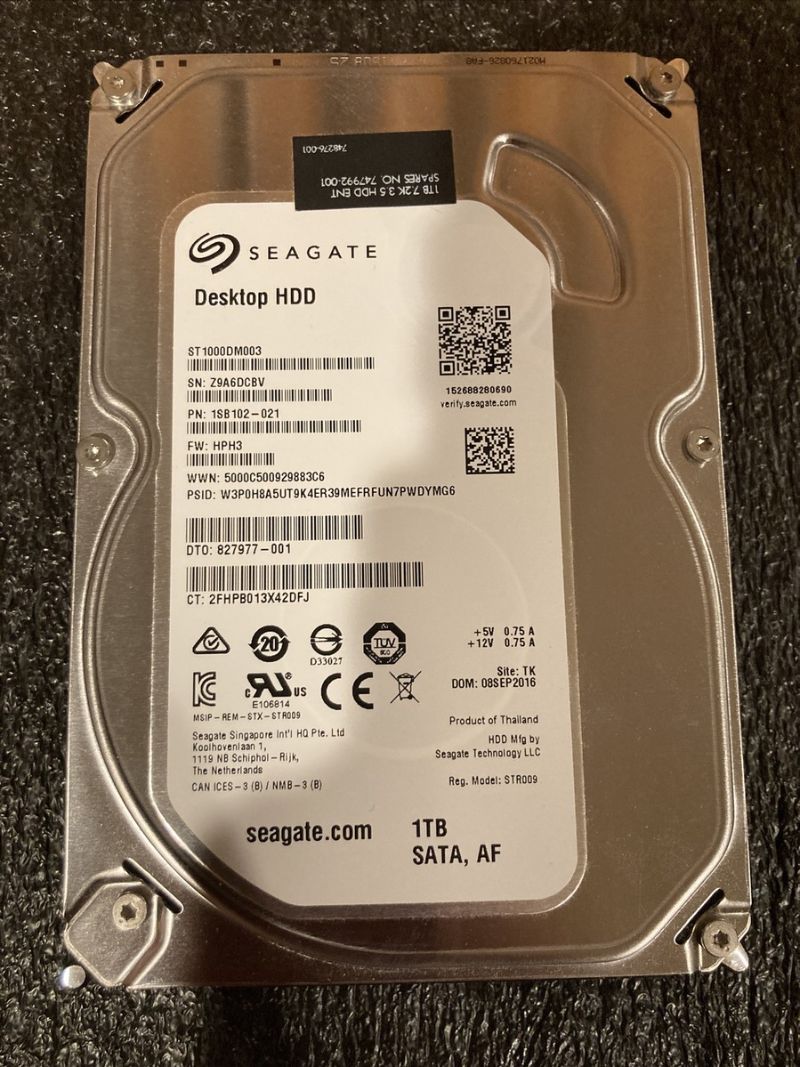 Seagate Barracuda 1TB Desktop HDD (ST1000DM003-1SB102)