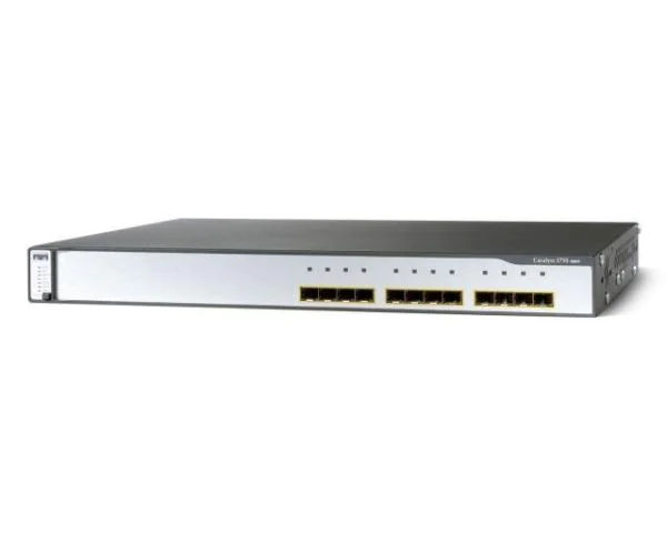 Cisco Catalyst WS-C3750G-12S-S 12-Port Switch with Gigabit SFP Ports