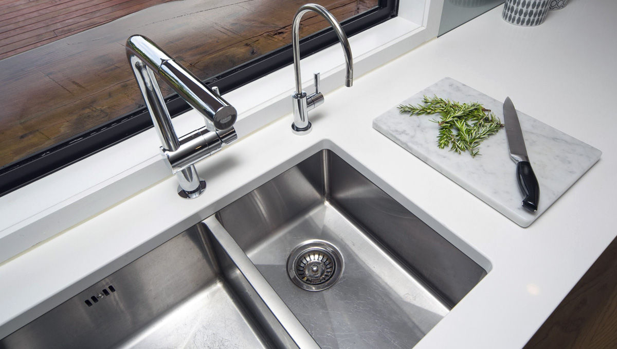 Sink And Water Filter Installed