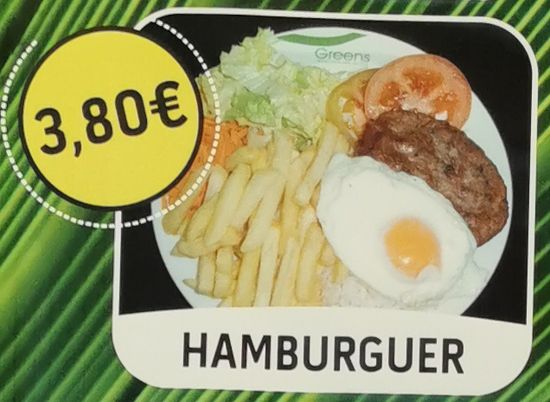 Greens - Servido Menu (Takeaway, Delivery) - Hamburguer