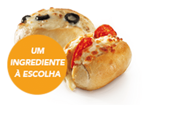 Telepizza - Servido Menu (Takeaway, Delivery) - Pão de alho - queijo + 1 ingrediente