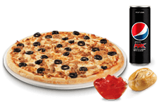 Telepizza - Servido Menu (Takeaway, Delivery) - Pizza Familiar até 2 ingredientes