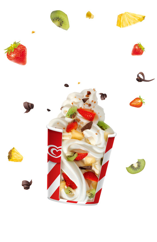 Olá - Servido Menu (Takeaway, Delivery) - O Meu Swirl - Normal (6 Toppings)