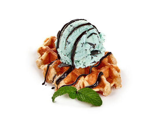 Olá - Servido Menu (Takeaway, Delivery) - My Waffle - With Ice Cream + 2 Toppings