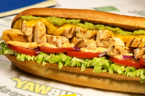 Subway - Servido Menu (Takeaway, Delivery) - Tiras de frango grelhado 15cm