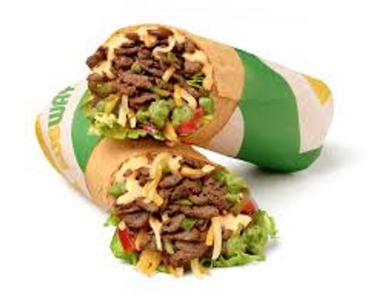 Subway - Servido Menu (Takeaway, Delivery) - Wrap Carne e queijo