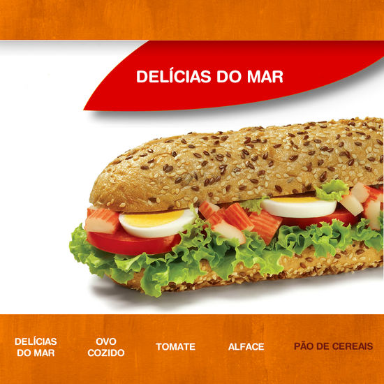 Vitaminas - Servido Menu (Takeaway, Delivery) - Sandwich - Suggestion - Delicia do Mar + Sauce