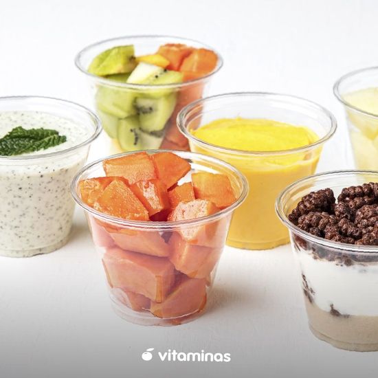 Vitaminas - Servido Menu (Takeaway, Delivery) - Puré de Maçã Iogurte e Canela