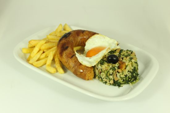 Restaurante Serra da Estrela - Servido Menu (Takeaway, Delivery) - Grilled Alheira with Egg