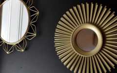 Black and Gold Wall Mirrors