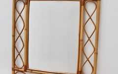 Rectangular Bamboo Wall Mirrors
