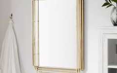 Gold Bamboo Vanity Wall Mirrors