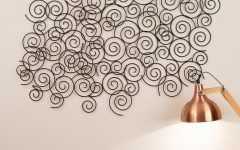 Swirl Metal Wall Art