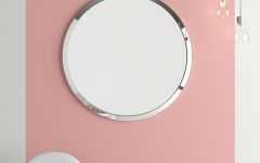 Celeste Frameless Round Wall Mirrors