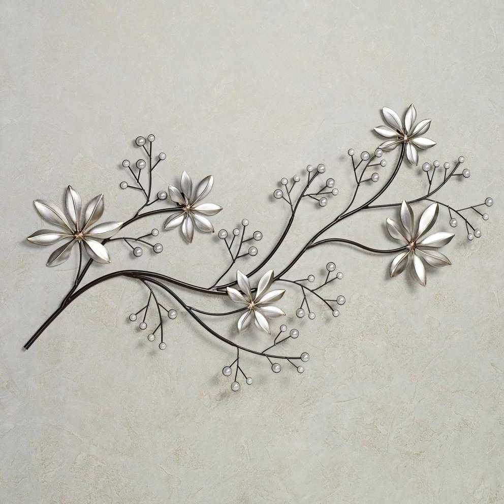 Featured Photo of Flower Metal Wall Art Decor