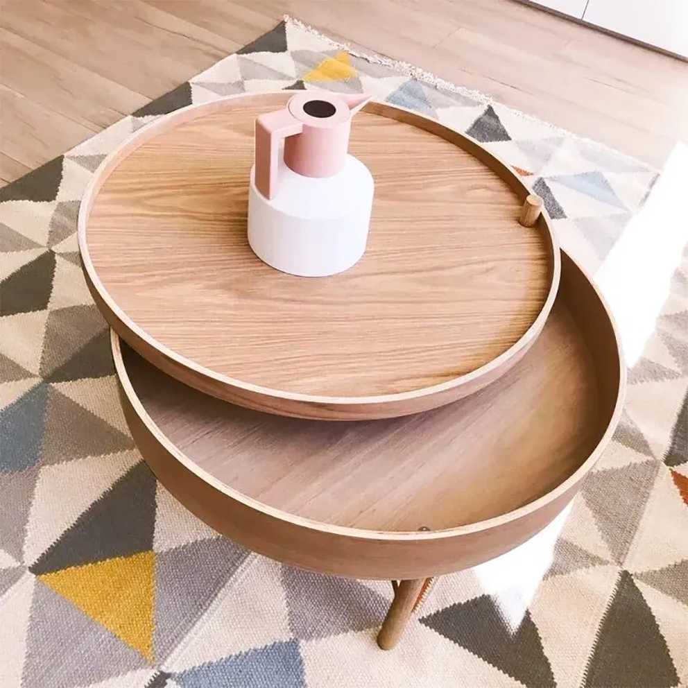 Top 15 Ranked Boho Coffee Tables In 2022 — Home & Jet — Home, Travel,  Lifestyle With Wood Rotating Tray Coffee Tables (Gallery 13 of 20)