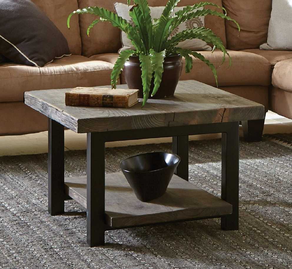 Wood Top Coffee Tables Metal Legs – Ideas On Foter Throughout Iron Legs Coffee Tables (Gallery 2 of 20)
