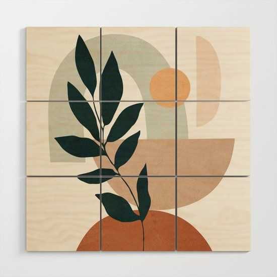Soft Shapes Iv Wood Wall Artcity Art | Society6 For Most Up To Date Soft Shapes Wall Art (Gallery 18 of 20)