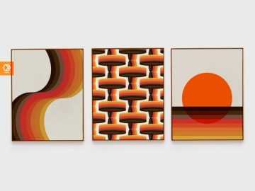 70s Retro Wall Art