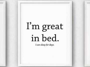 Funny Quote Wall Art